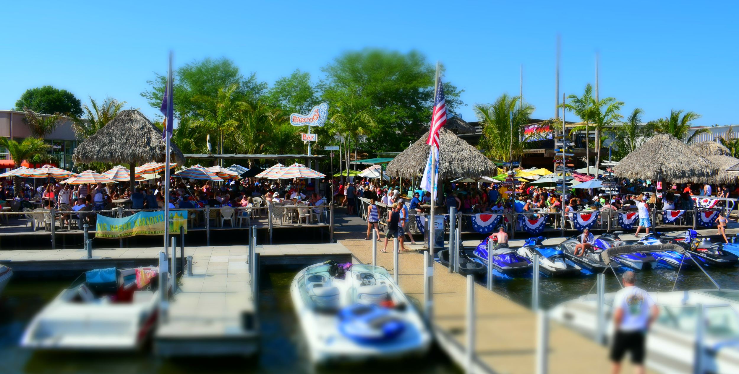 The Barefoot Bar at Parks Marina - Lake Okoboji, Iowa